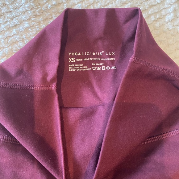 Yogalicious Lux Purple Leggings - Picture 4 of 11